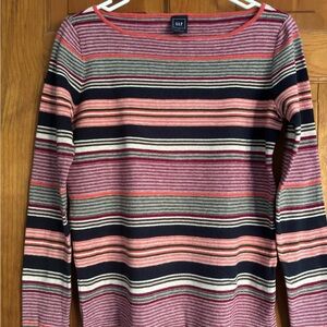 GAP Multicolor Striped Knit Top